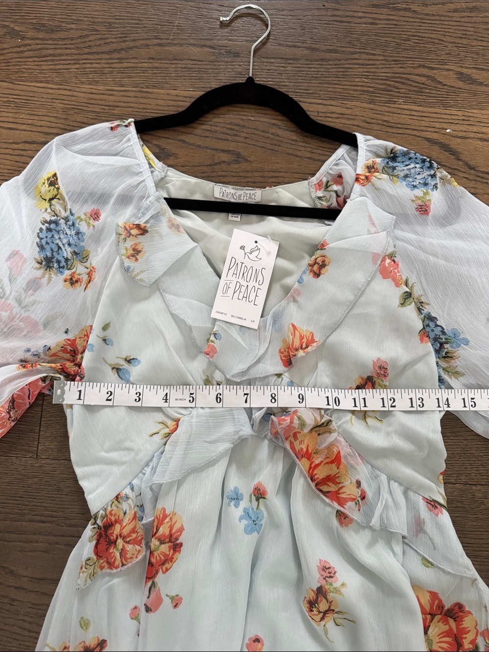 118 PATRONS OF PEACE 🕊️ - NWT floral long sleeve maxi dress - Picture 5 of 7